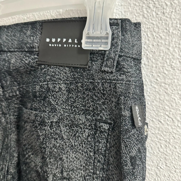 Buffalo David button women’s high rise boot cut “snake skin” jeans - Picture 6 of 8